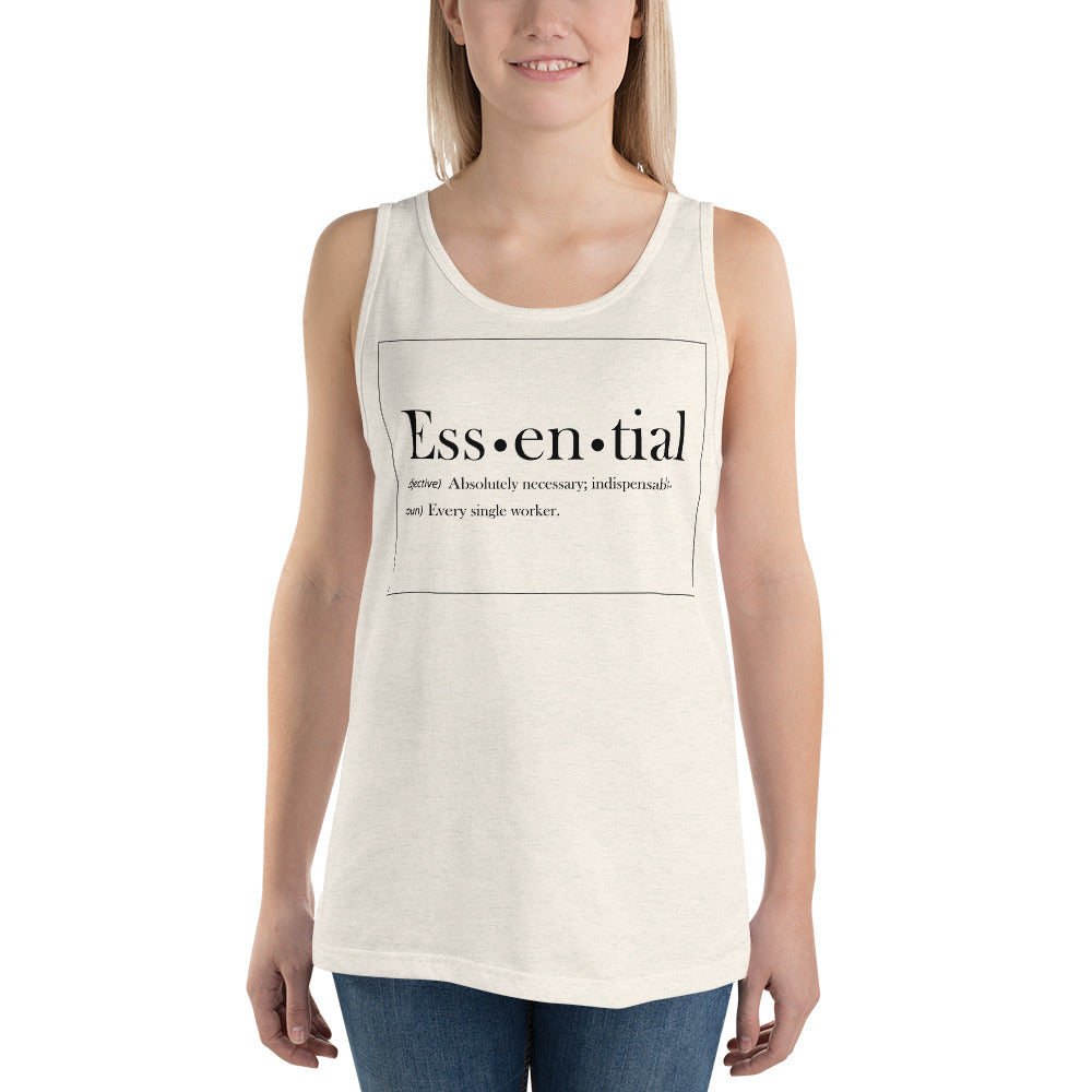 Essential (Ess-en-tial) Definition Unisex Tank Top