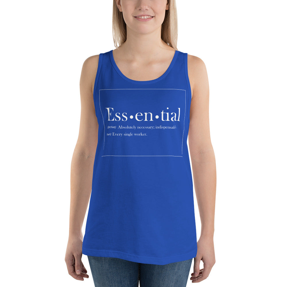Essential (Ess-en-tial) Definition Unisex Tank Top
