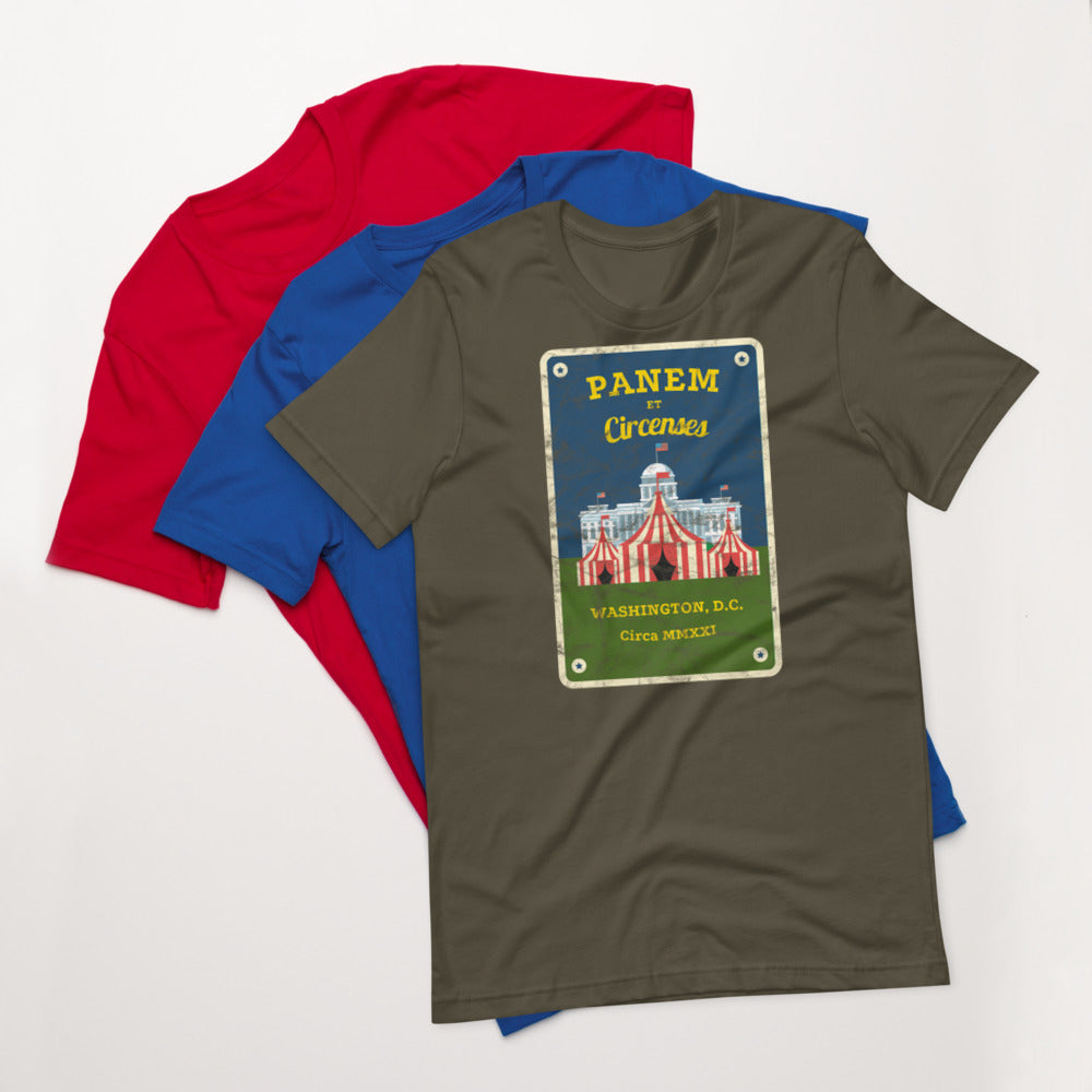 Panem et Circenses (Bread and Circuses) - Distressed Short-Sleeve Unisex T-Shirt