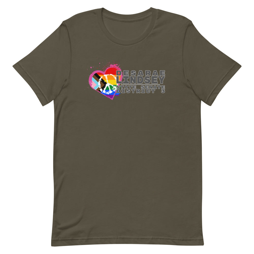 Desarae Lindsey for Texas (LGBT) Short-Sleeve Unisex T-Shirt