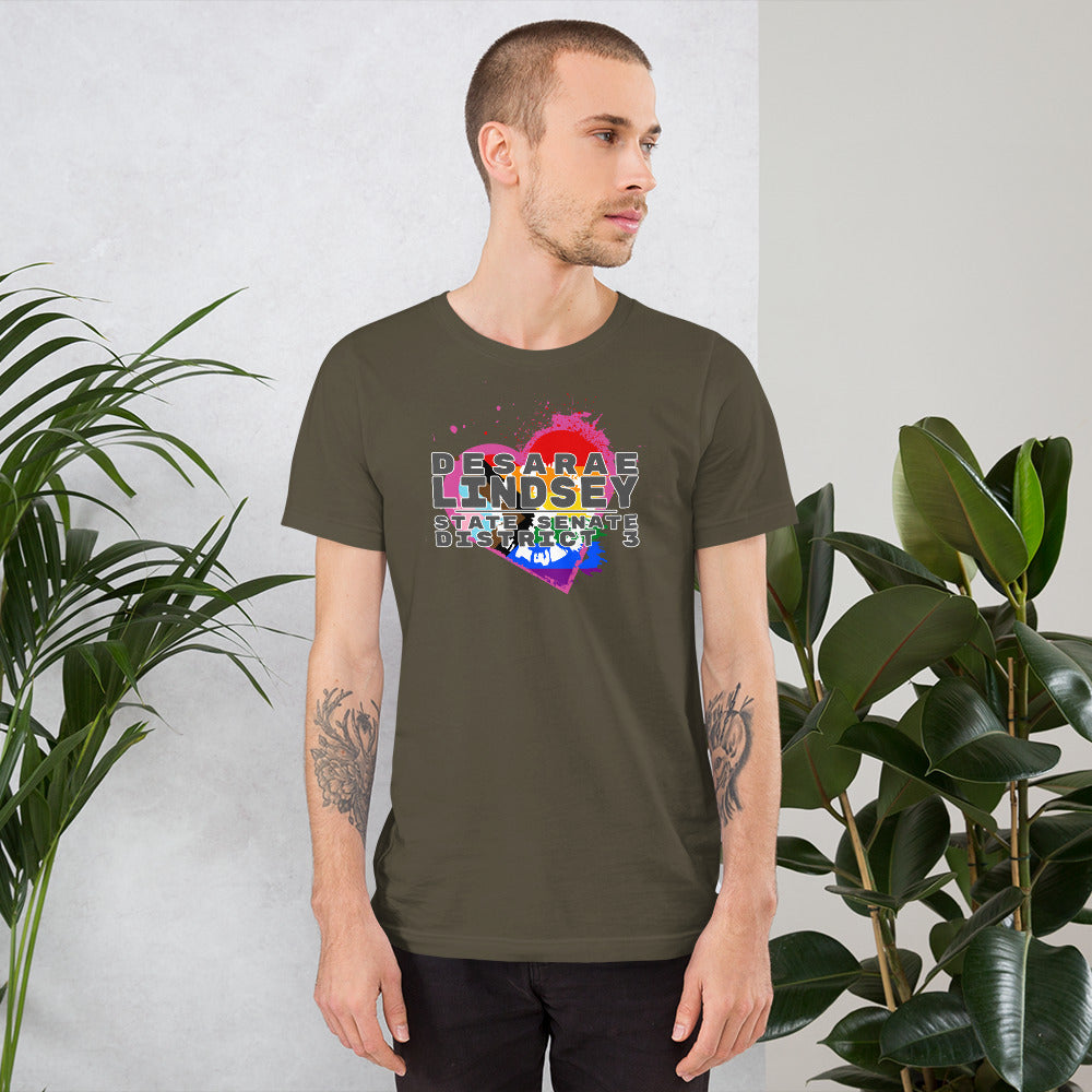 Desarae Lindsey for Texas (LGBT) Short-Sleeve Unisex T-Shirt