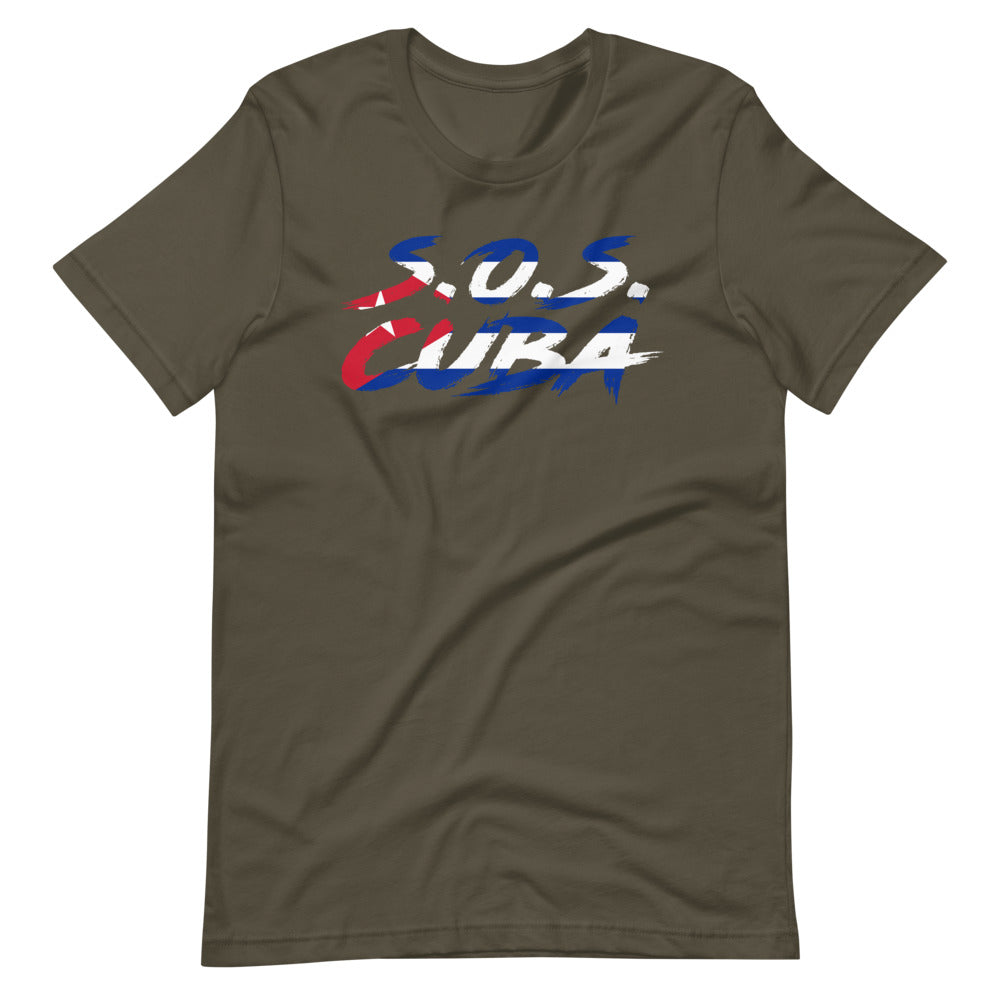 S.O.S Cuba Short-Sleeve Unisex T-Shirt