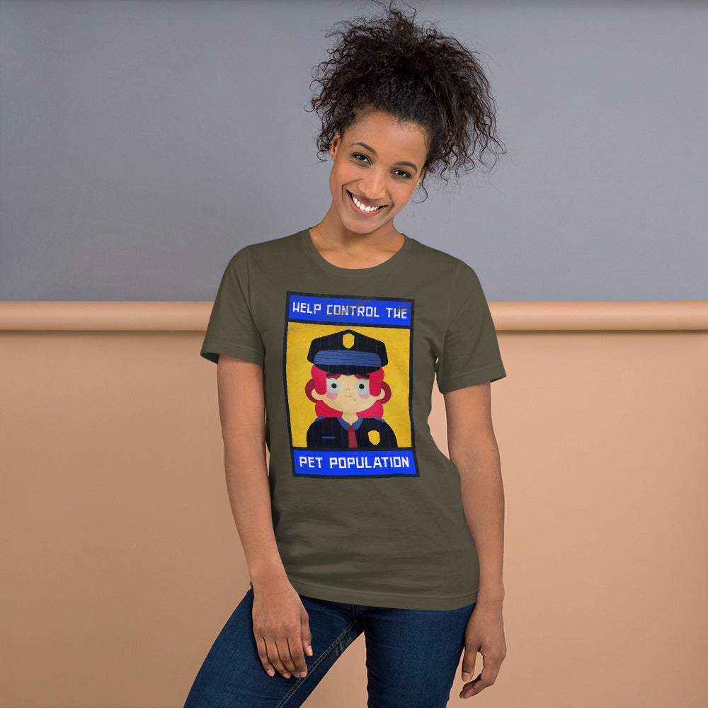 Help control the pet population Short-Sleeve Unisex T-Shirt