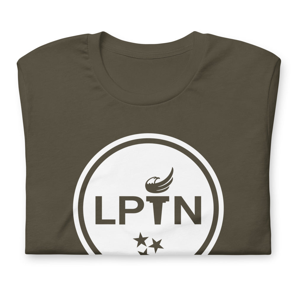 LPTN Logo (White) Short-sleeve unisex t-shirt