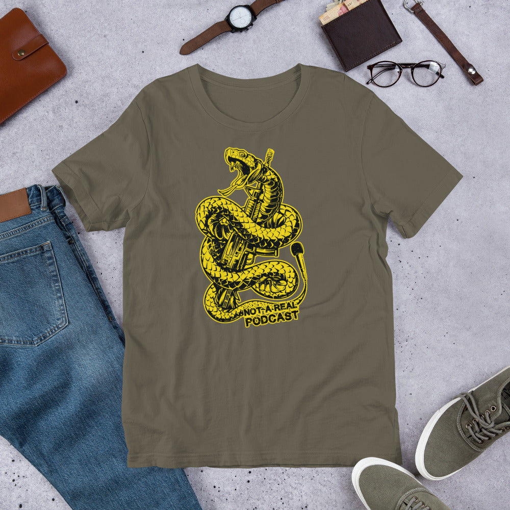 Not a Real Podcast t-shirt