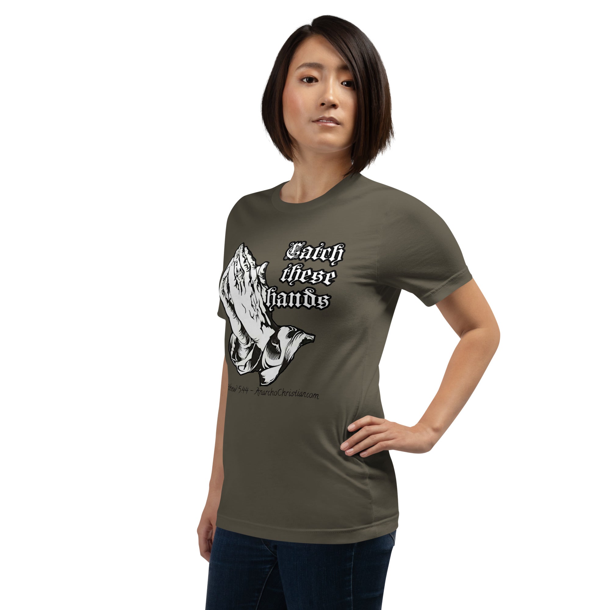 Catch these Hands AnarchoChristian Unisex t-shirt