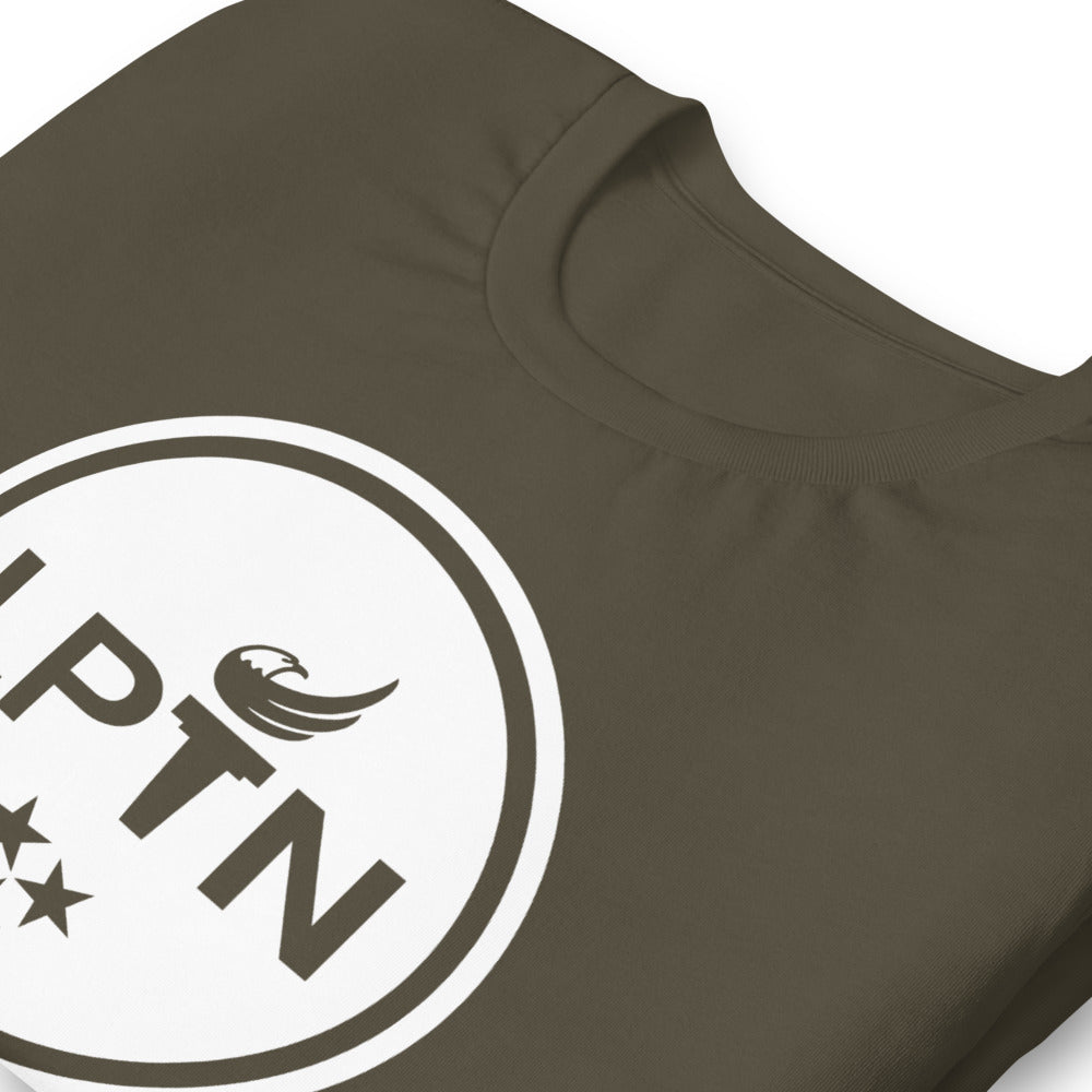 LPTN Logo (White) Short-sleeve unisex t-shirt
