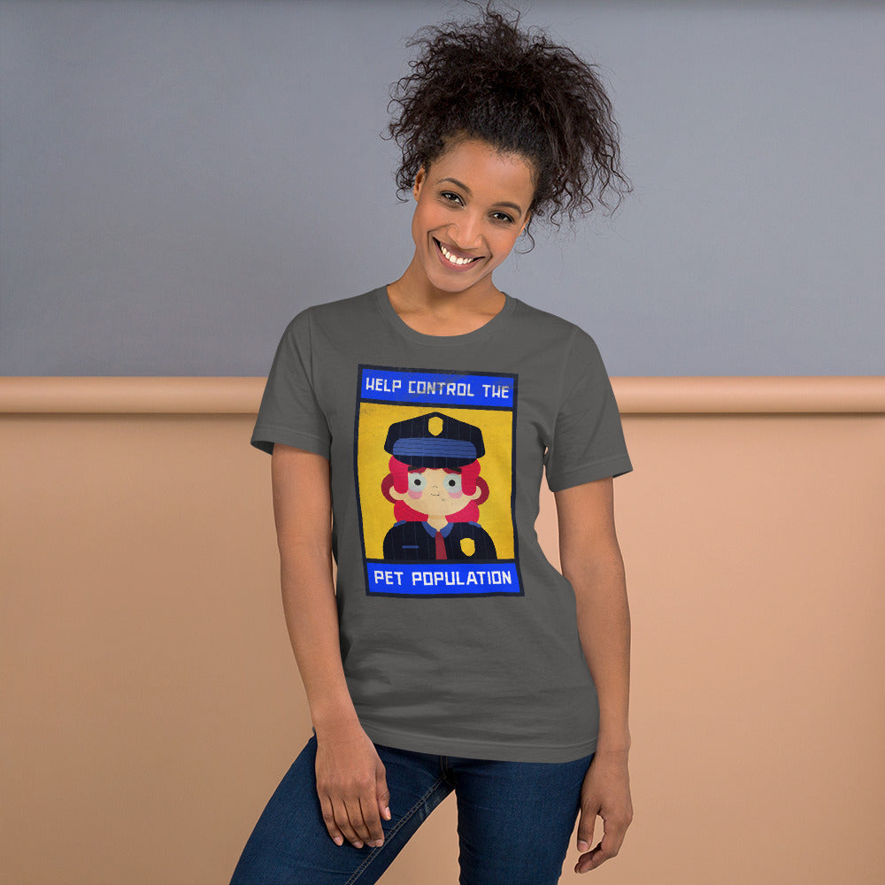 Help control the pet population Short-Sleeve Unisex T-Shirt