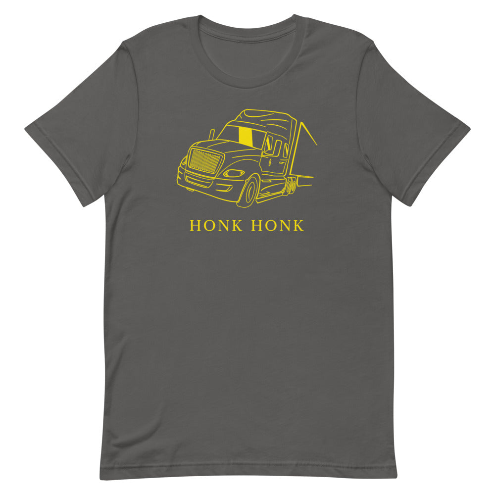 Honk Hunk Trucker Protest (Don't Tread) Short-Sleeve Unisex T-Shirt