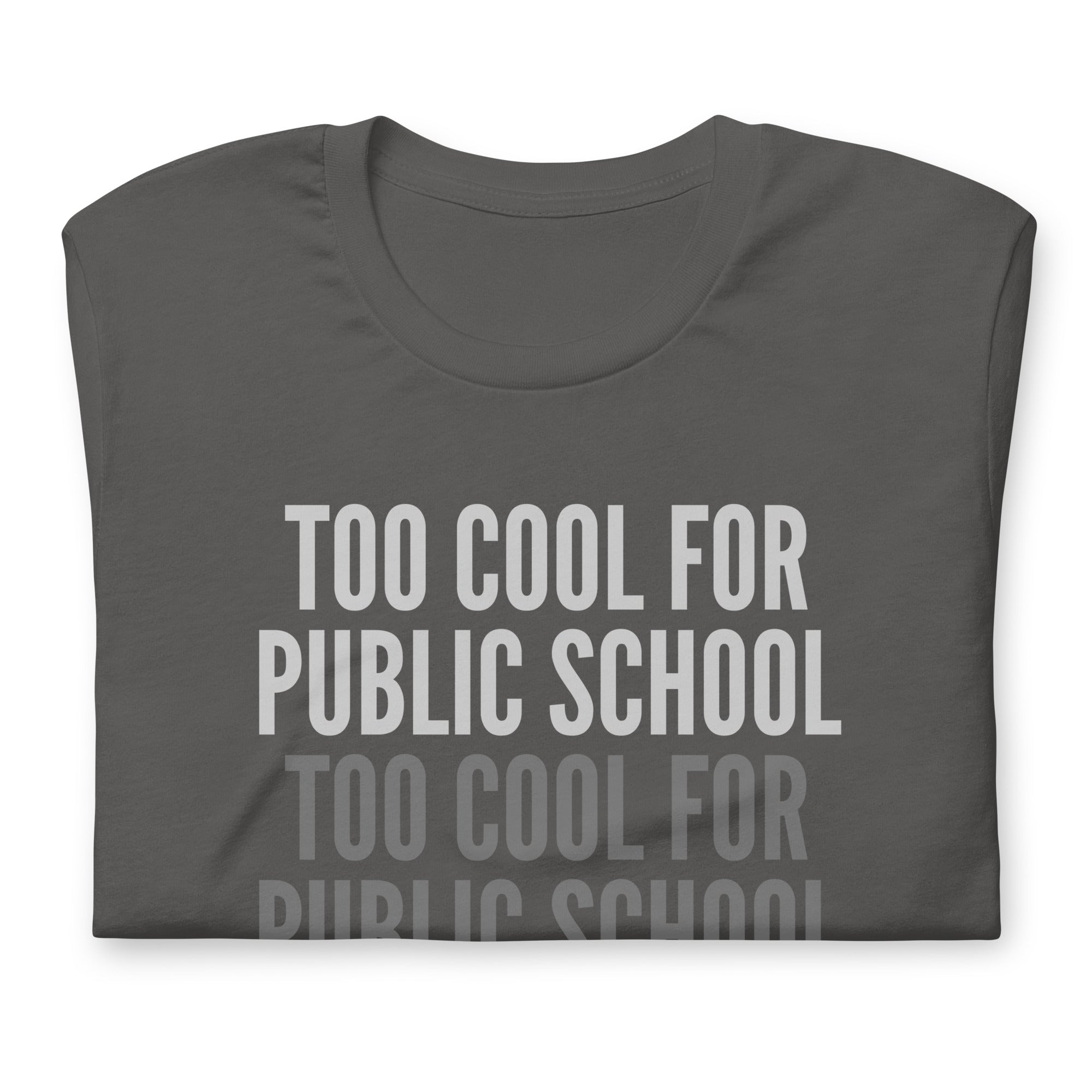 Too Cool For Public School Unisex t-shirt