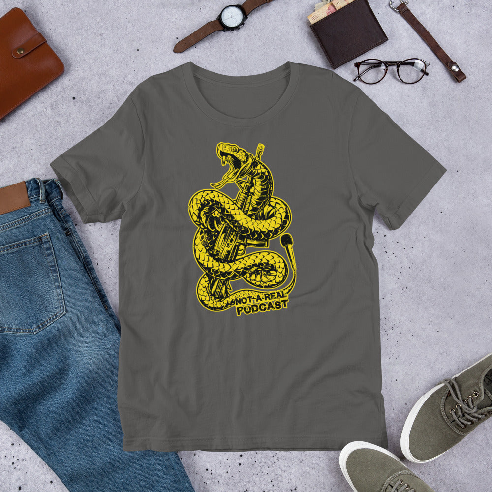 Not a Real Podcast t-shirt