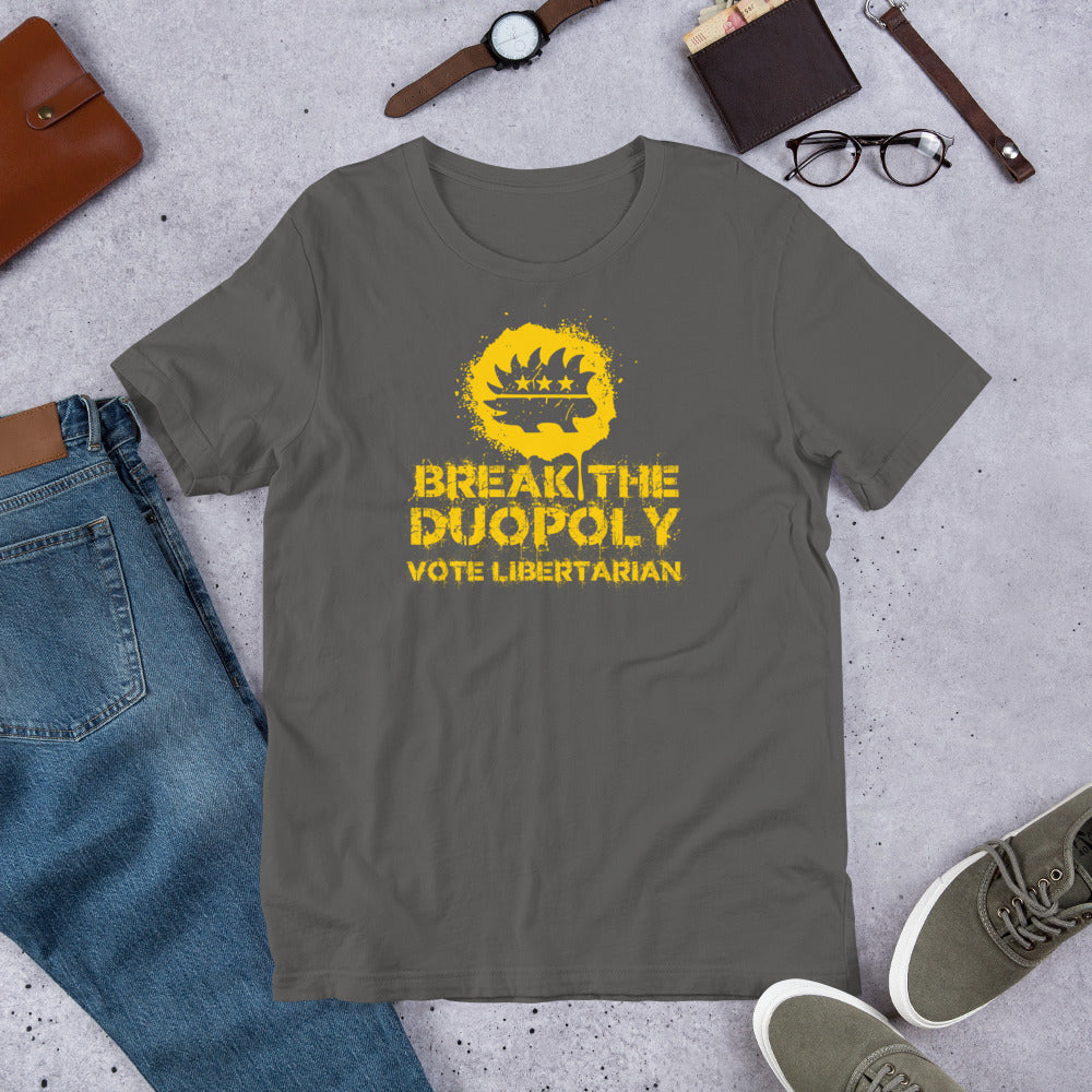Break the Duopoly Unisex t-shirt