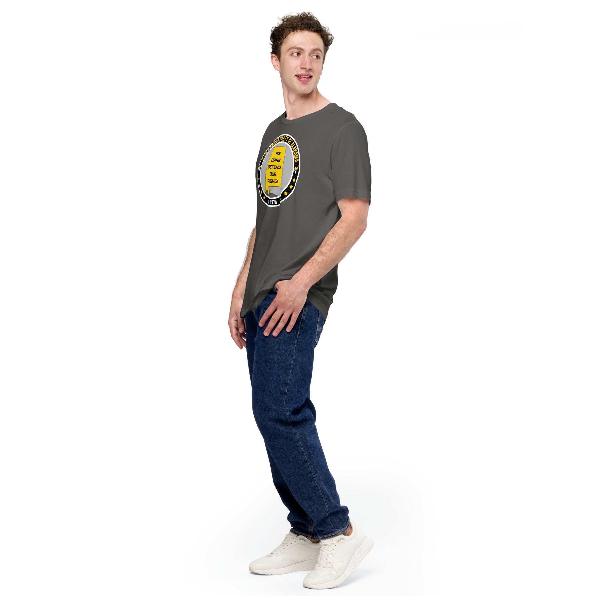 Libertarian Party Alabama - We Dare Defend our Rights Unisex t-shirt