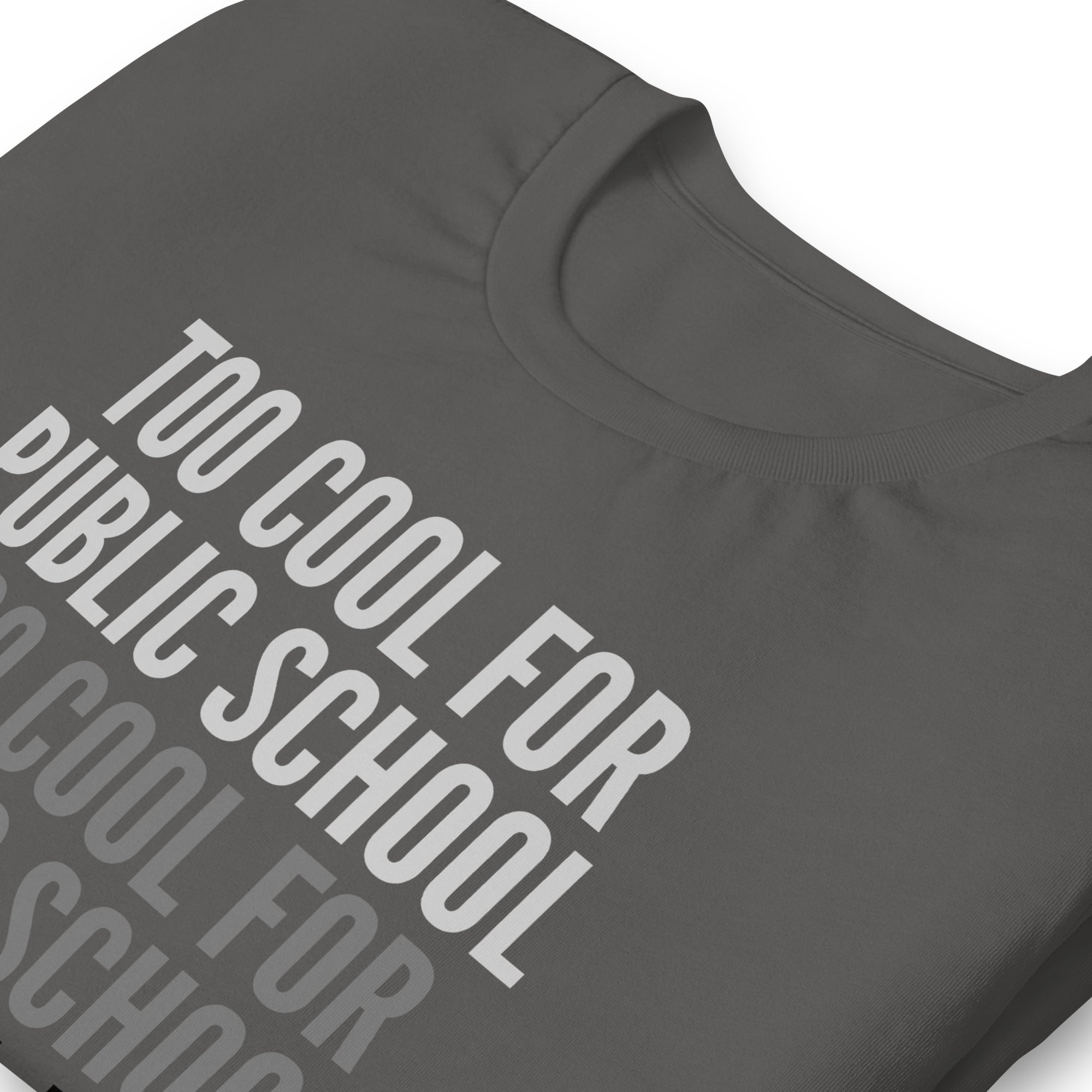 Too Cool For Public School Unisex t-shirt