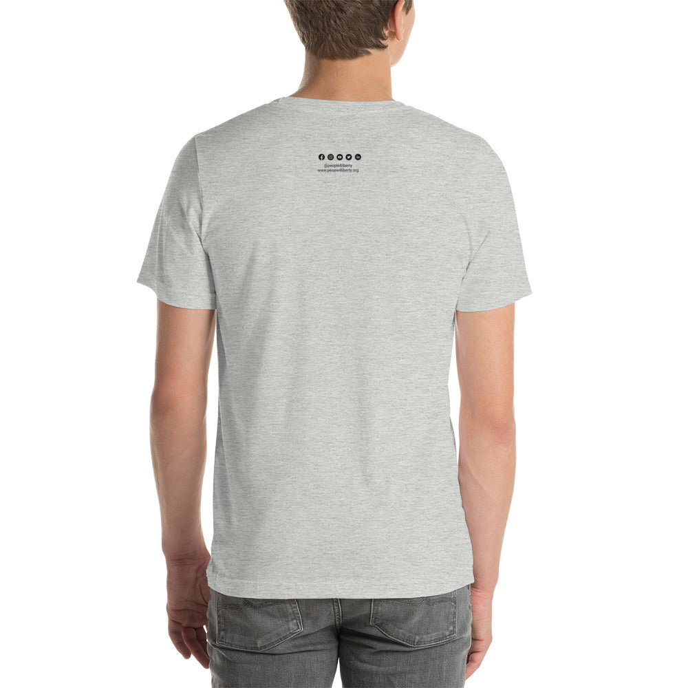 Bitcoin Statue of Liberty Short-sleeve unisex t-shirt