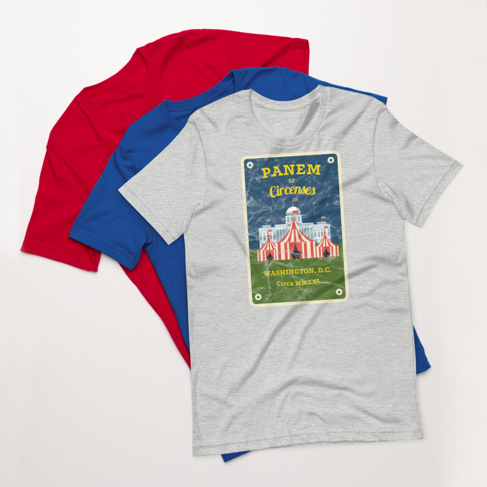 Panem et Circenses (Bread and Circuses) - Distressed Short-Sleeve Unisex T-Shirt
