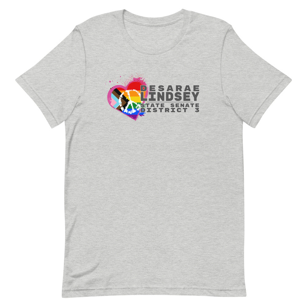 Desarae Lindsey for Texas (LGBT) Short-Sleeve Unisex T-Shirt