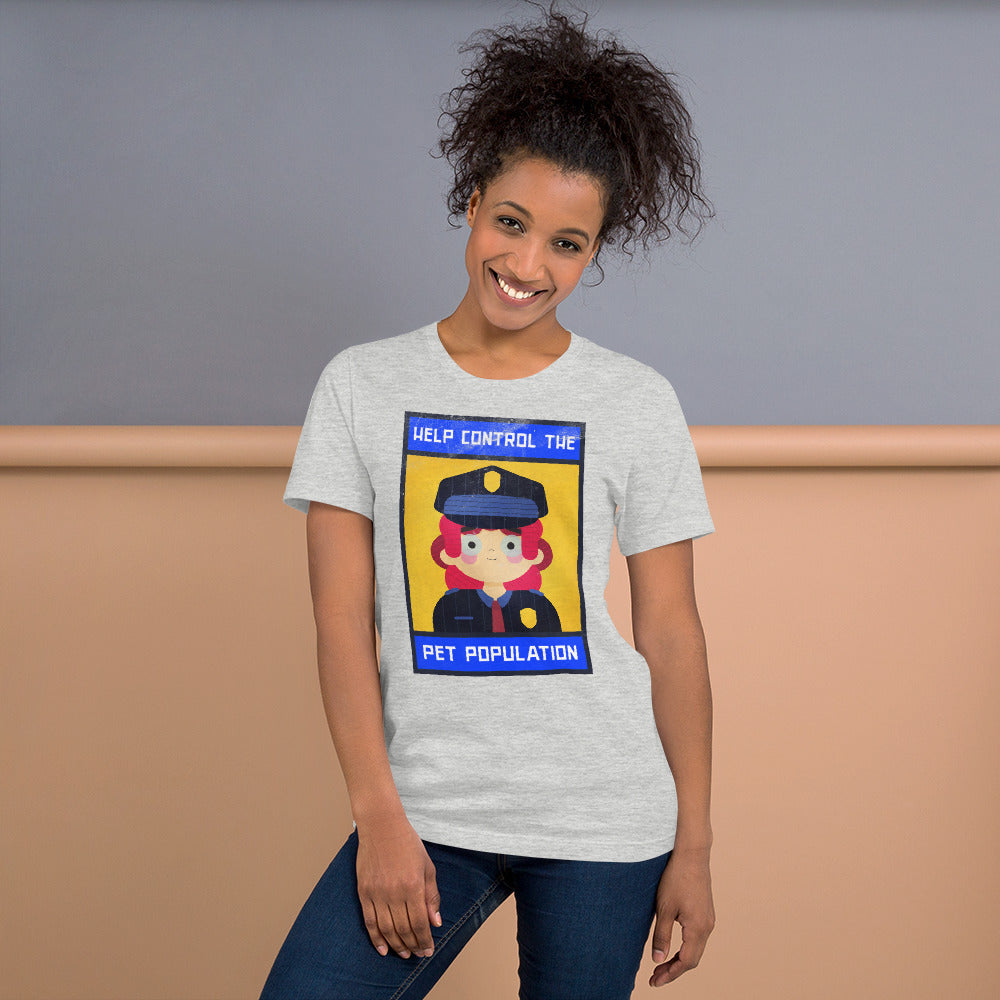Help control the pet population Short-Sleeve Unisex T-Shirt