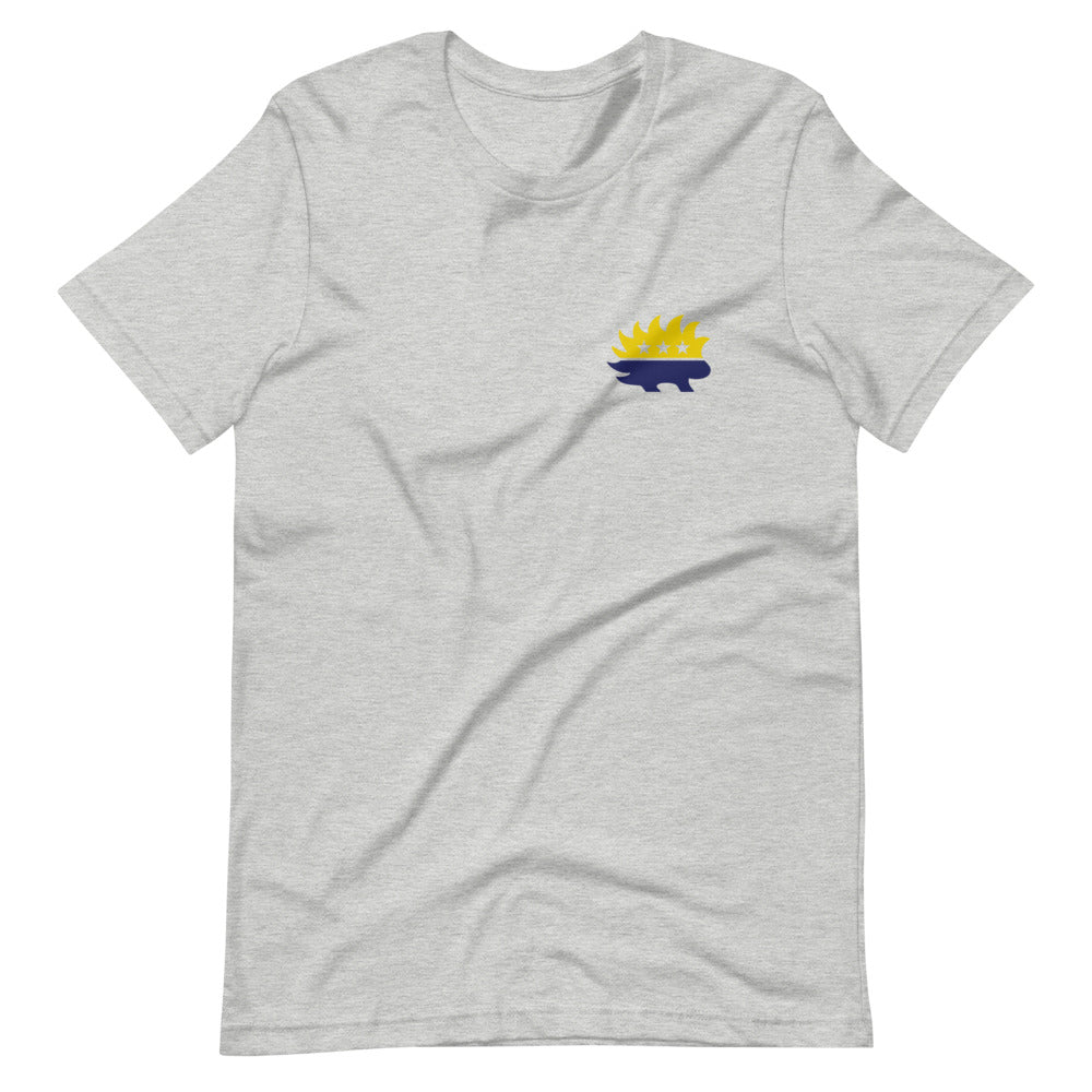 End the Monopoly - Go Gold (With Porcupine) Short-Sleeve Unisex T-Shirt