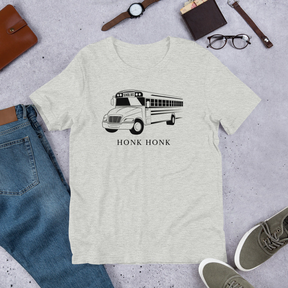 Honk Hunk Bus Driver Protest (Don't Tread) Short-Sleeve Unisex T-Shirt