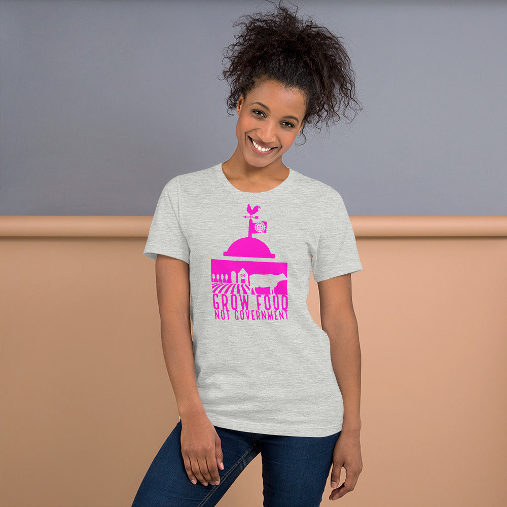 Grow Food Not Government Short-Sleeve Unisex T-Shirt