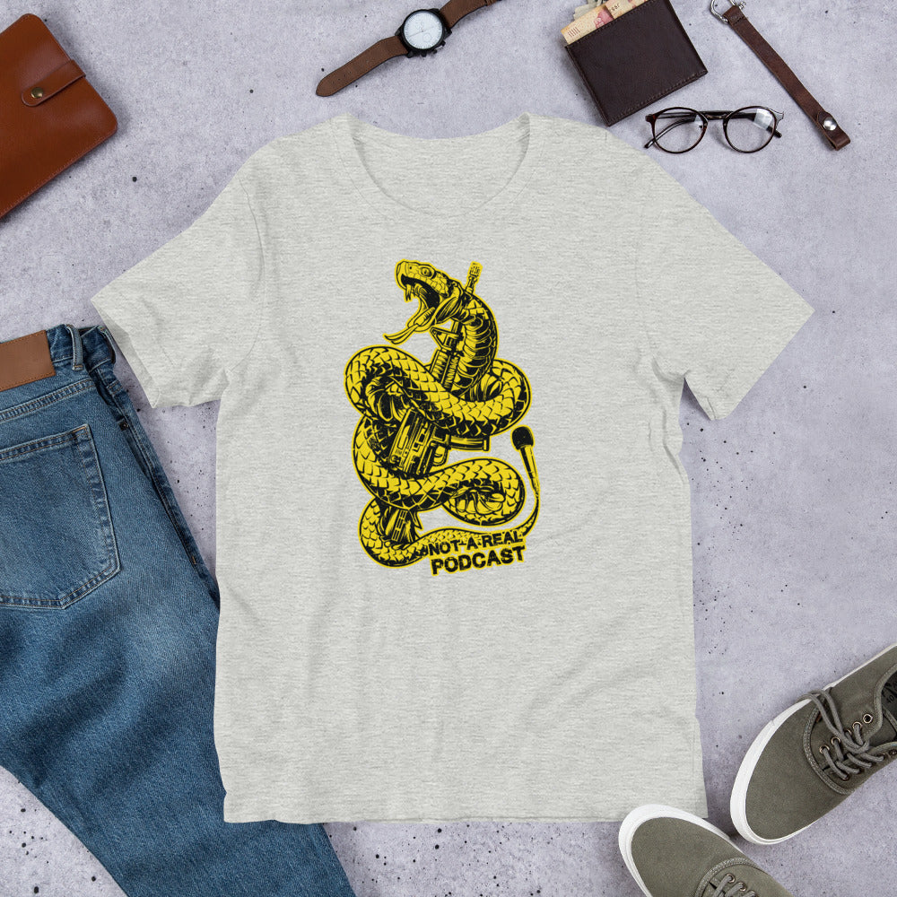 Not a Real Podcast t-shirt