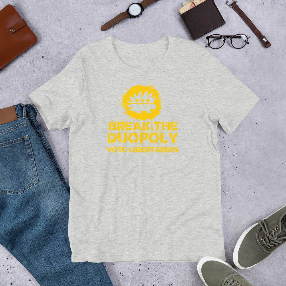 Break the Duopoly Unisex t-shirt