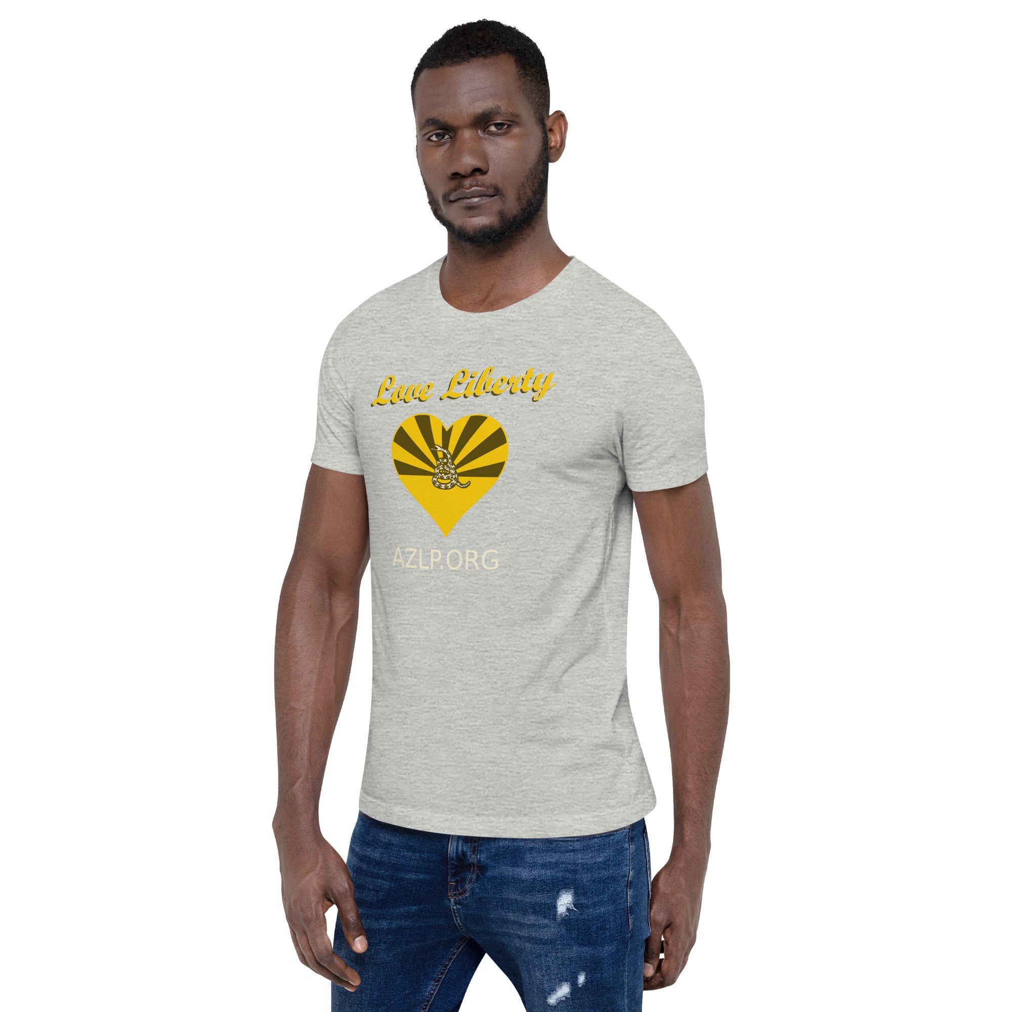 Love Liberty (Don't Tread) Arizona Libertarian Party Unisex t-shirt