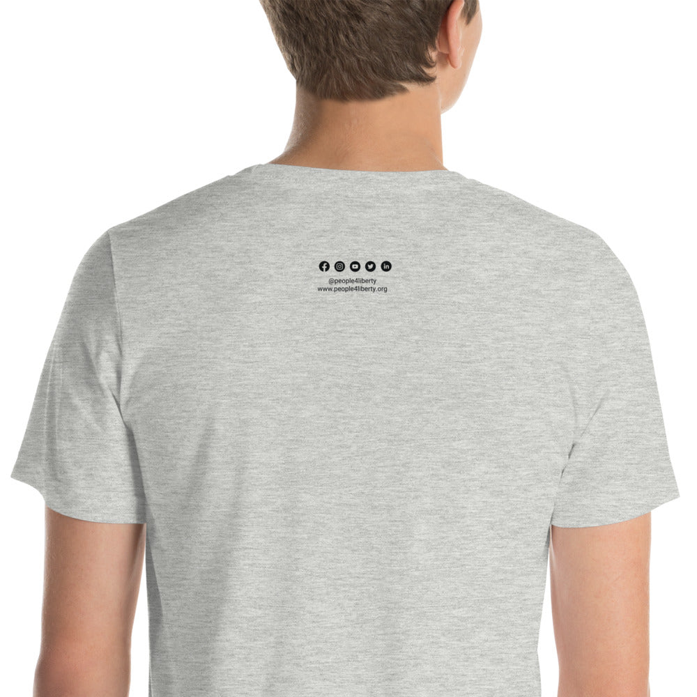 Bitcoin Statue of Liberty Short-sleeve unisex t-shirt