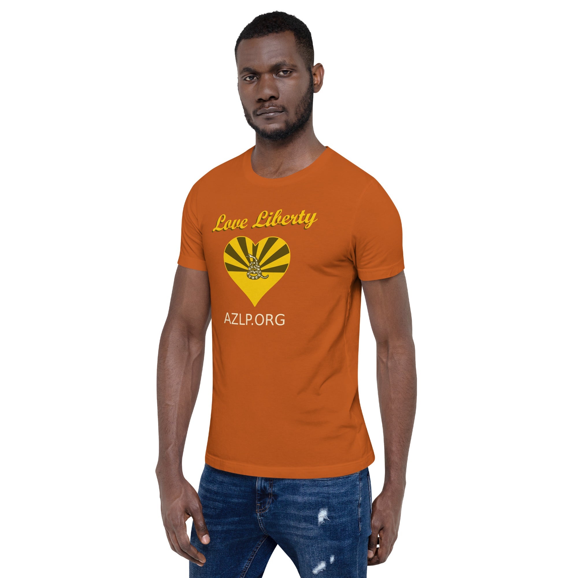 Love Liberty (Don't Tread) Arizona Libertarian Party Unisex t-shirt