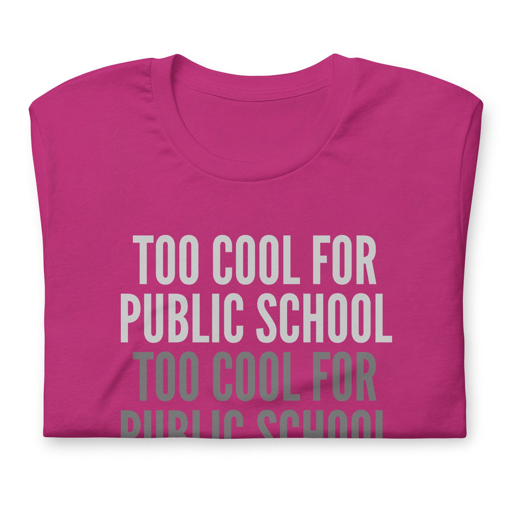 Too Cool For Public School Unisex t-shirt