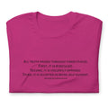 Three Stages Truth Passes Arthur Schopenhauer Unisex t-shirt
