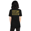 Anarchochristian Flag Shirt (Print on Back) Short-Sleeve Unisex T-Shirt