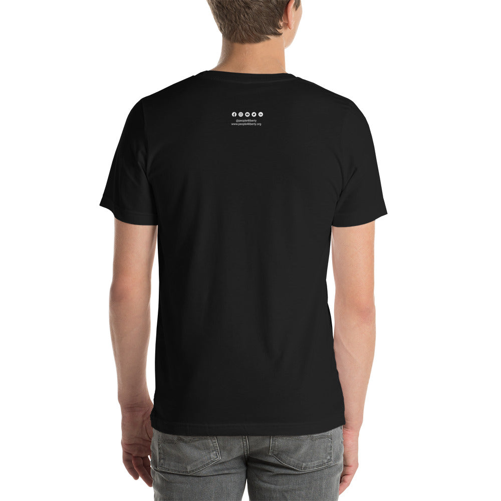 Bitcoin Statue of Liberty Short-sleeve unisex t-shirt