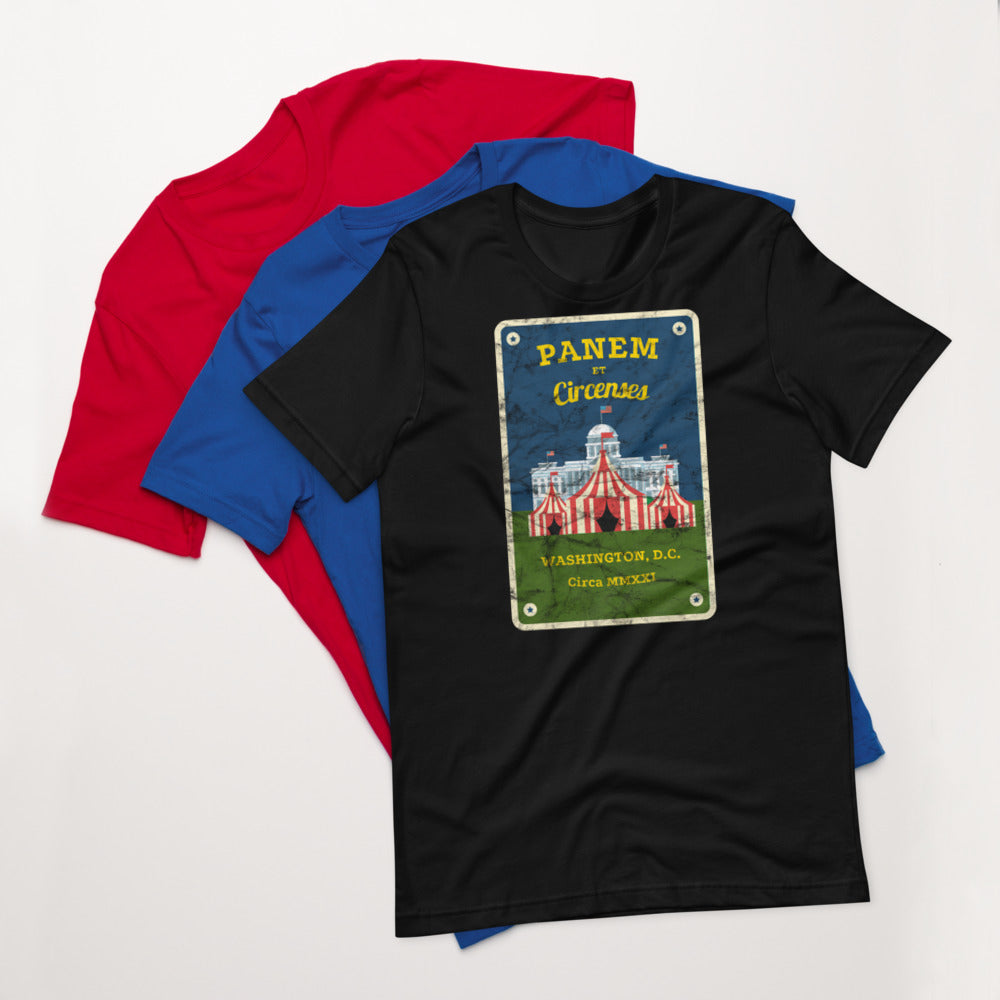 Panem et Circenses (Bread and Circuses) - Distressed Short-Sleeve Unisex T-Shirt