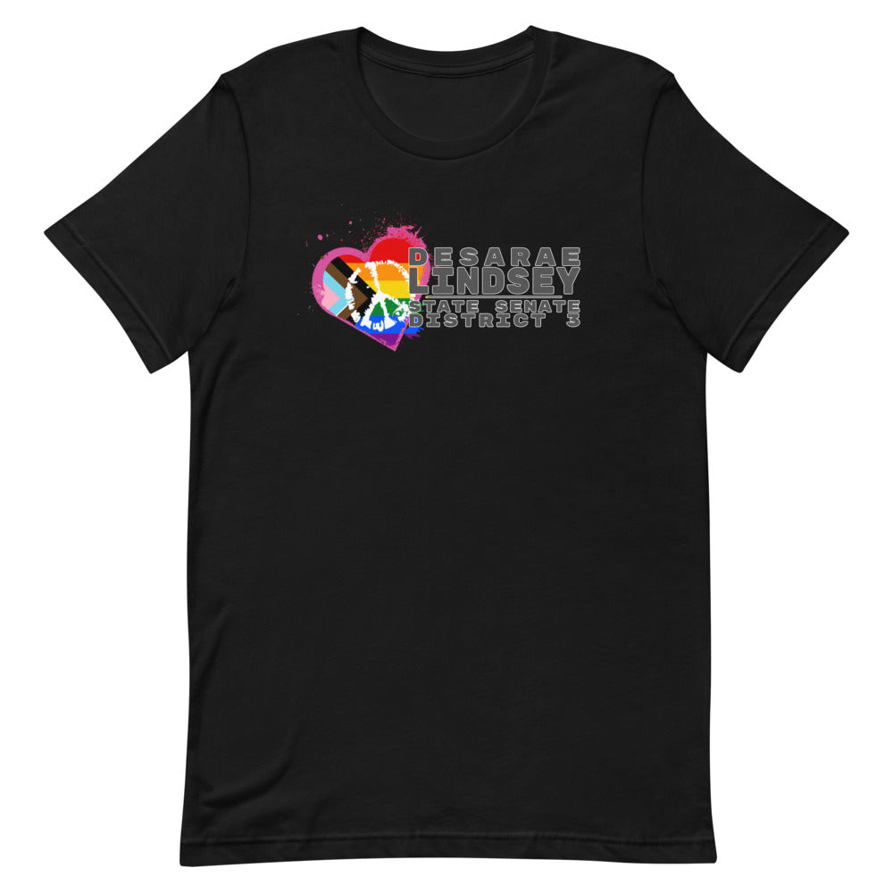 Desarae Lindsey for Texas (LGBT) Short-Sleeve Unisex T-Shirt