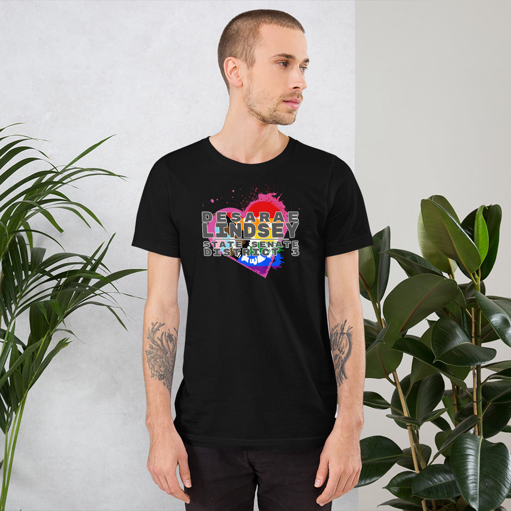 Desarae Lindsey for Texas (LGBT) Short-Sleeve Unisex T-Shirt