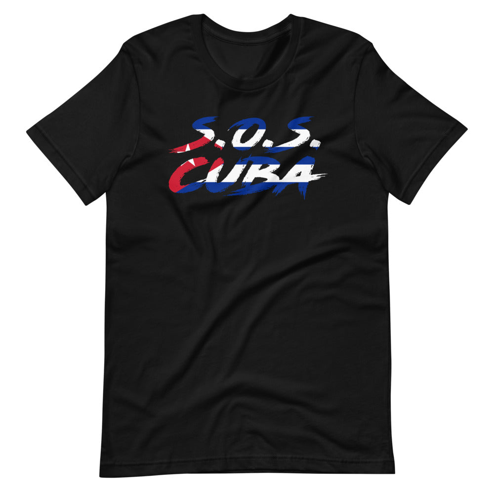 S.O.S Cuba Short-Sleeve Unisex T-Shirt