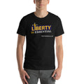 Liberty is Essential (logo) Short-Sleeve Unisex T-Shirt
