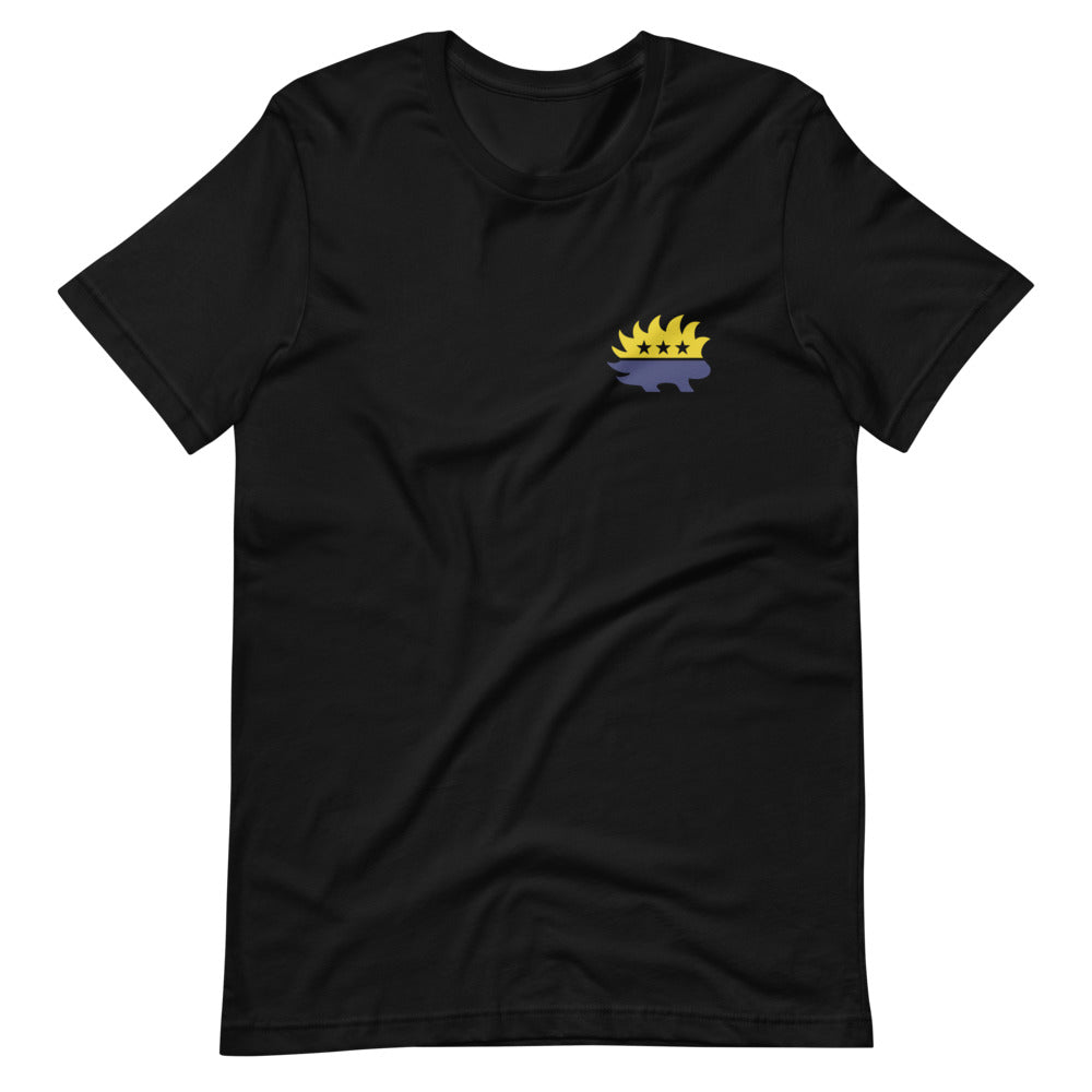 End the Monopoly - Go Gold (With Porcupine) Short-Sleeve Unisex T-Shirt