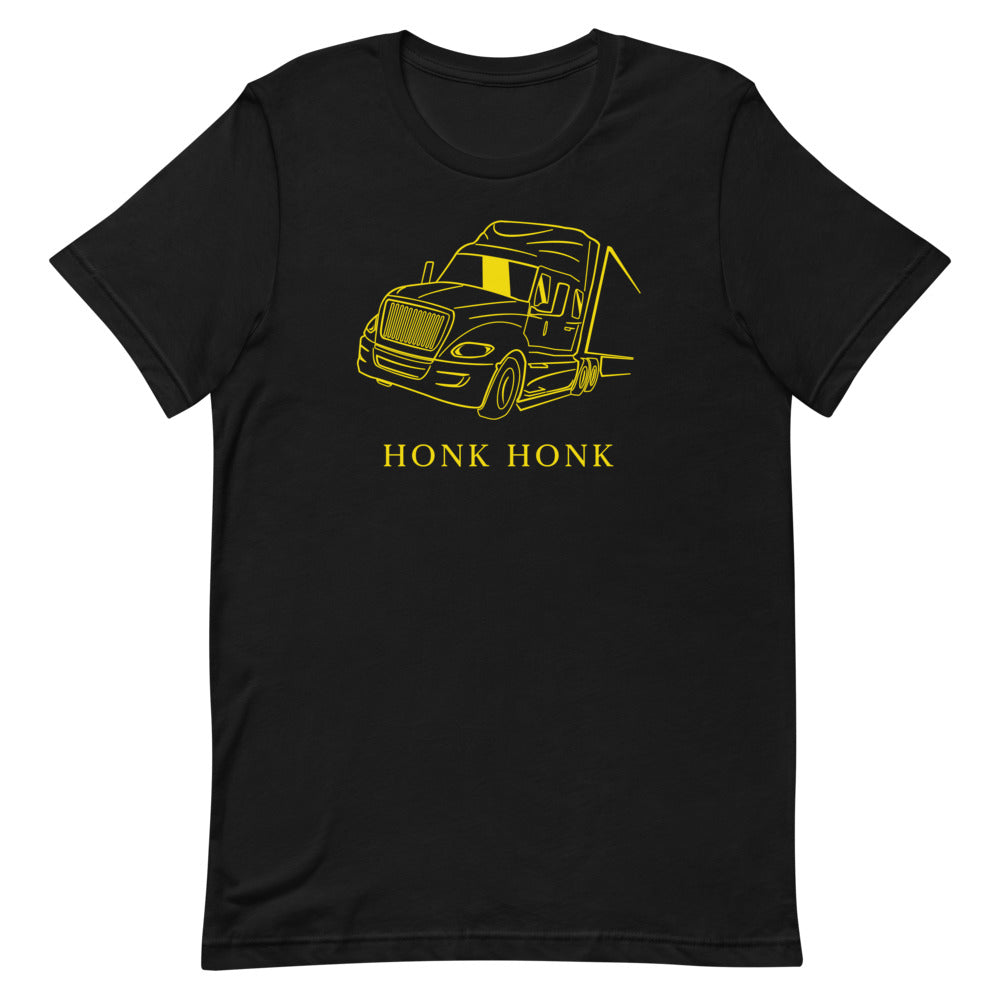 Honk Hunk Trucker Protest (Don't Tread) Short-Sleeve Unisex T-Shirt