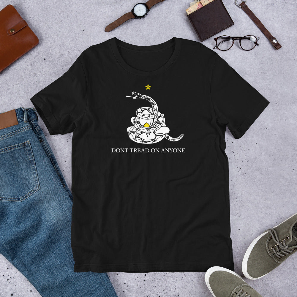 Don't Tread on Anyone Mississippi Liberty Flag Unisex t-shirt