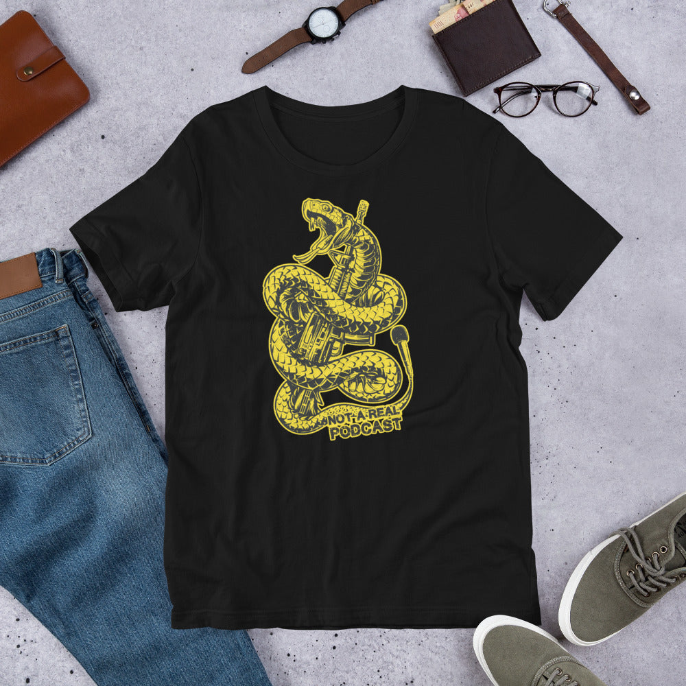 Not a Real Podcast t-shirt