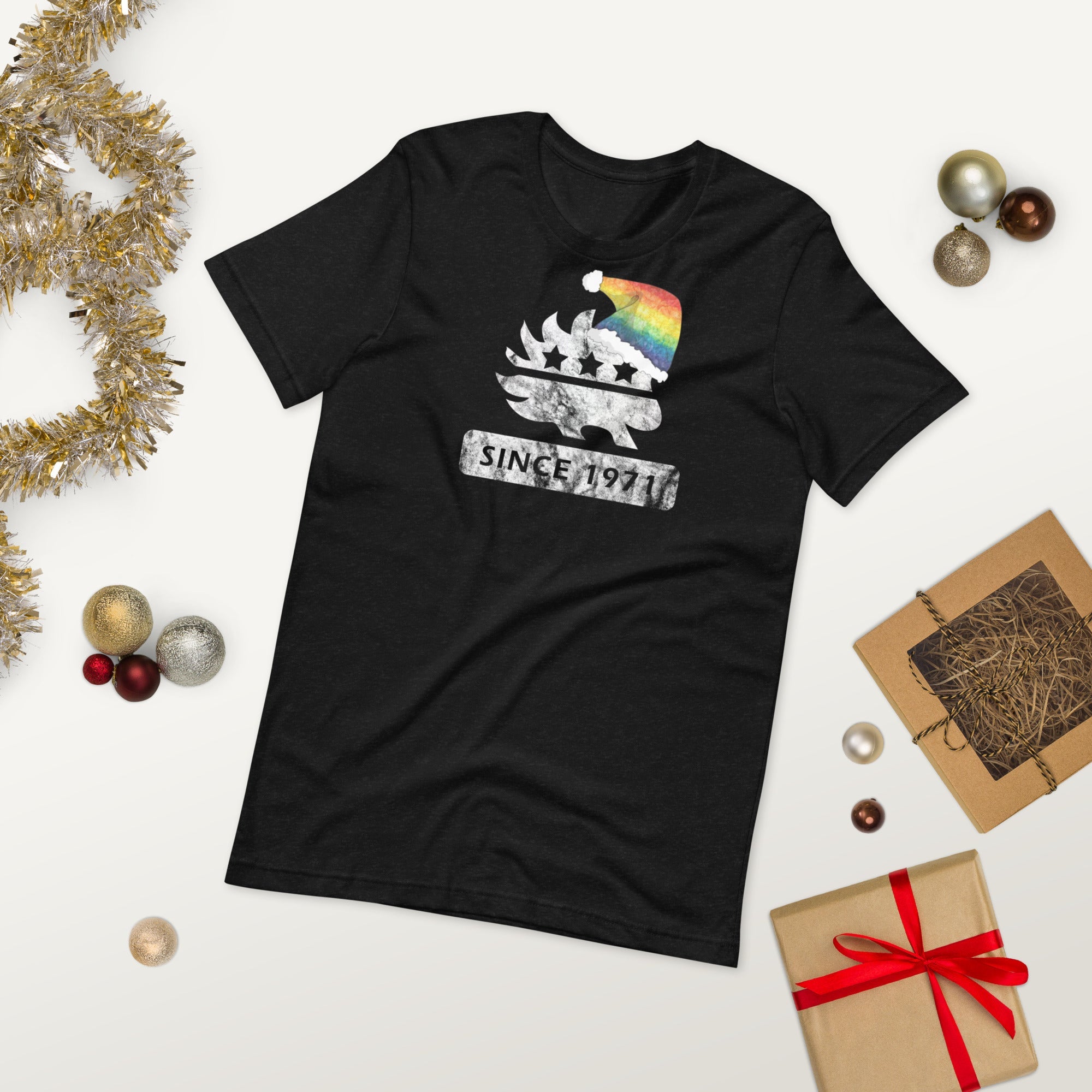 Merry Christmas LGBTQ Porcupine - LGBTQ Liberty Unisex t-shirt