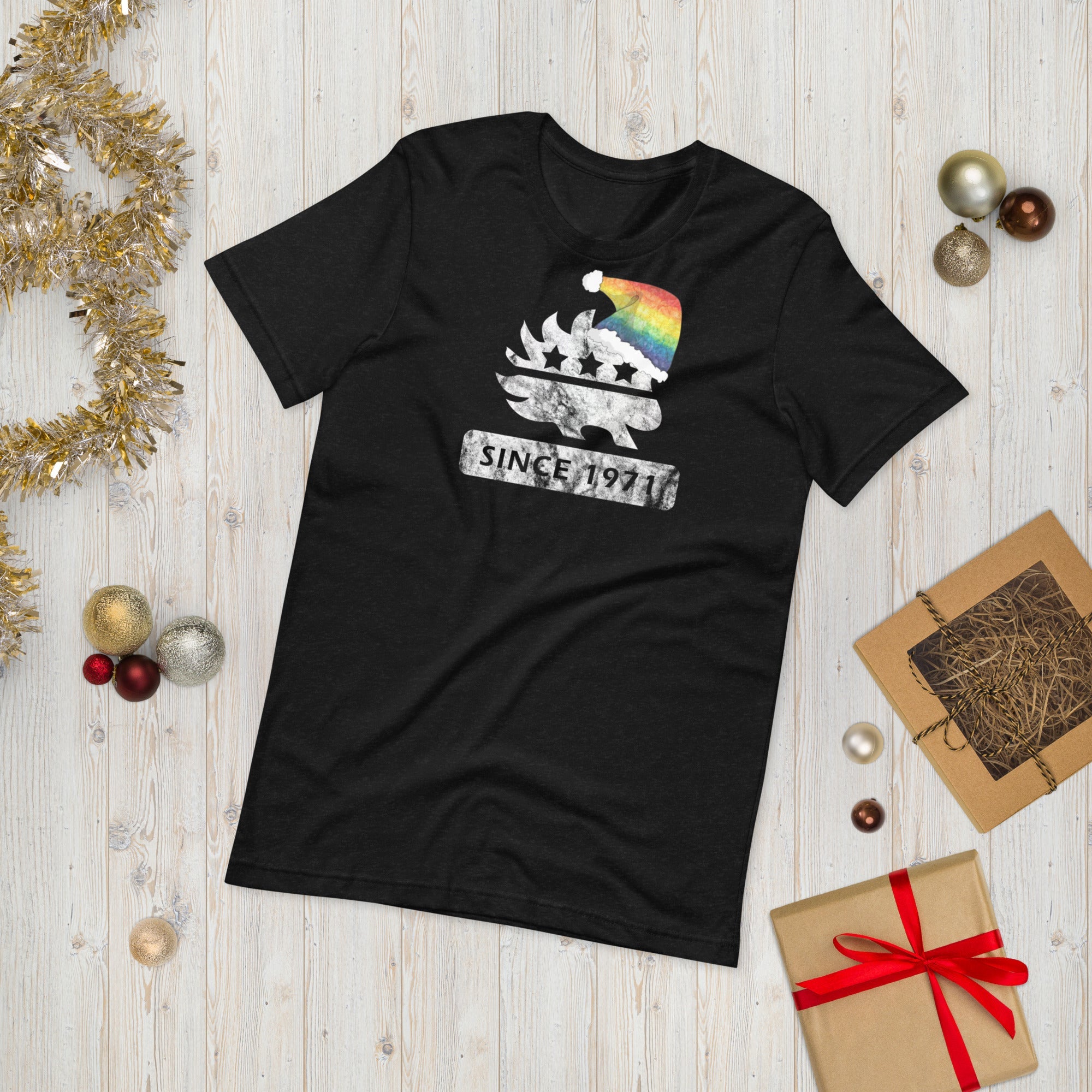 Merry Christmas LGBTQ Porcupine - LGBTQ Liberty Unisex t-shirt