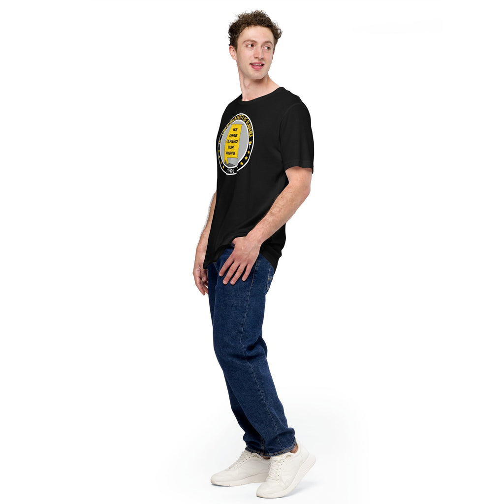 Libertarian Party Alabama - We Dare Defend our Rights Unisex t-shirt