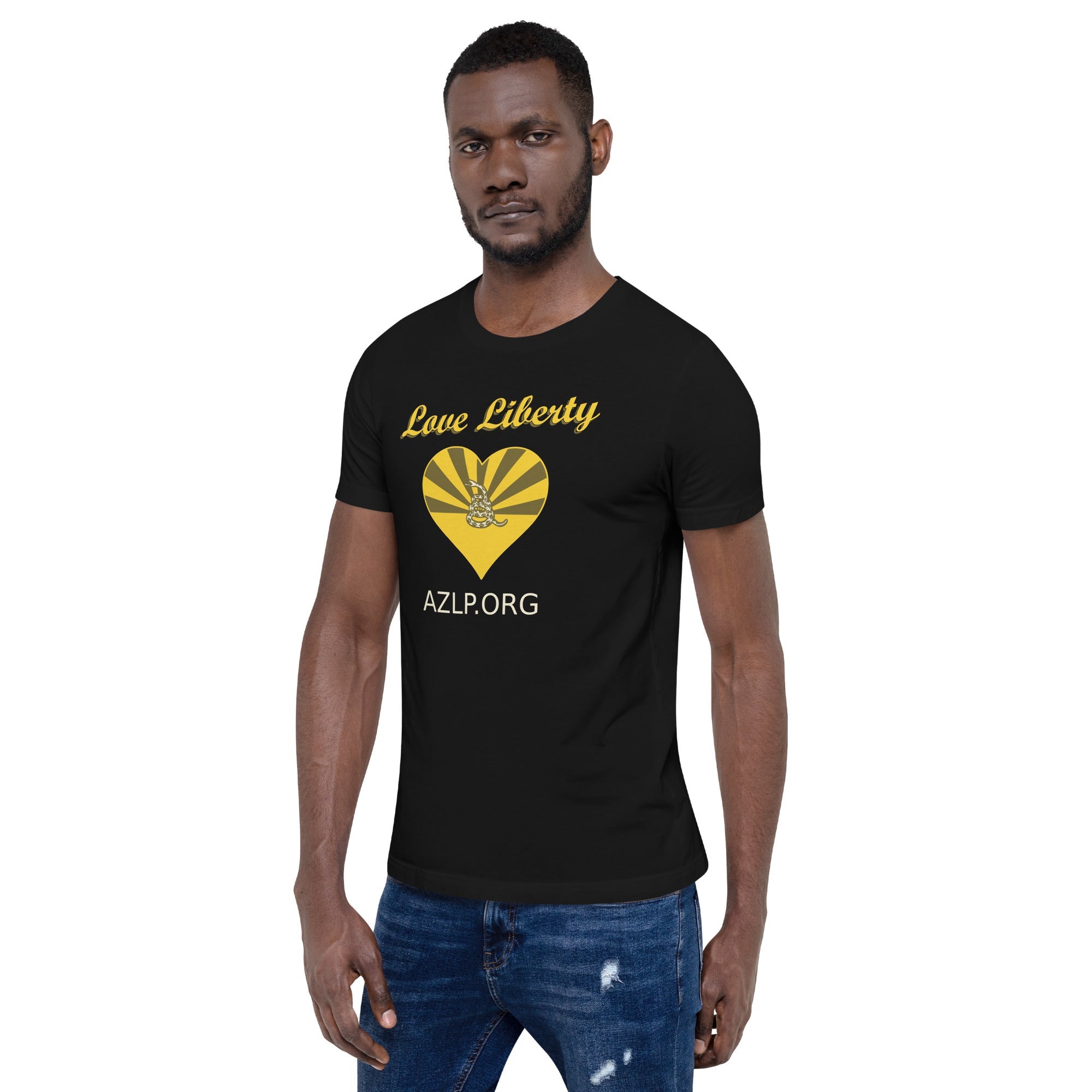 Love Liberty (Don't Tread) Arizona Libertarian Party Unisex t-shirt