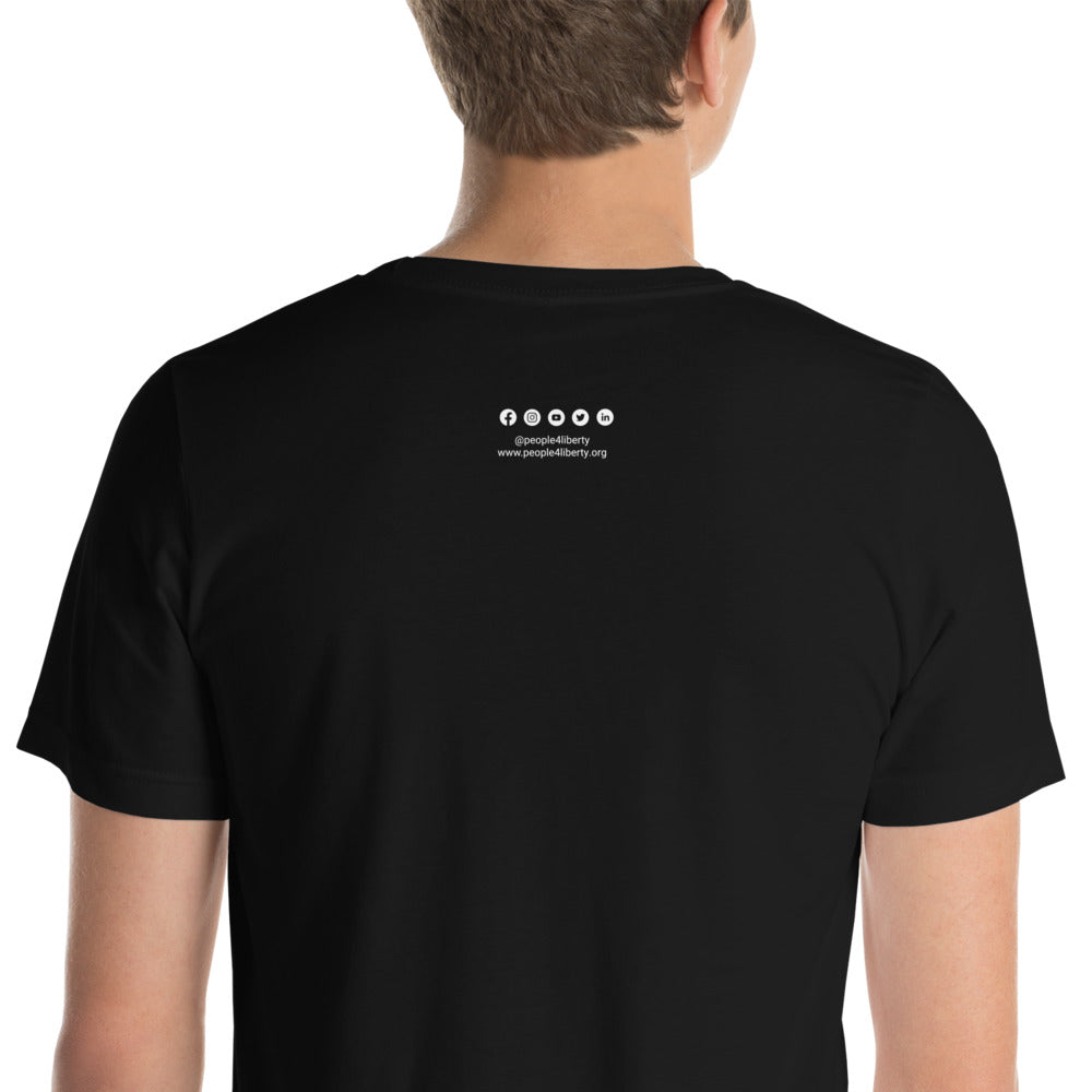 Bitcoin Statue of Liberty Short-sleeve unisex t-shirt