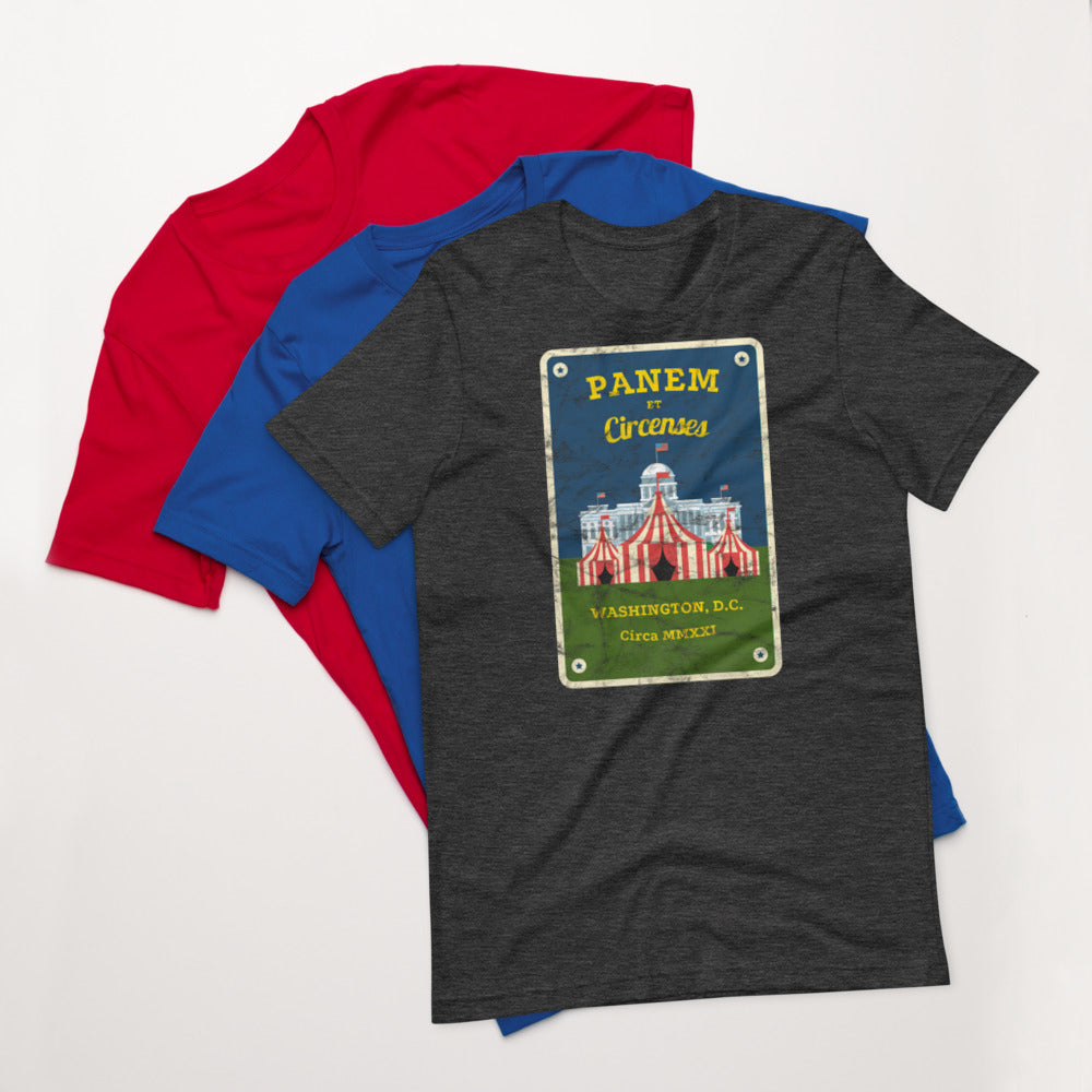 Panem et Circenses (Bread and Circuses) - Distressed Short-Sleeve Unisex T-Shirt