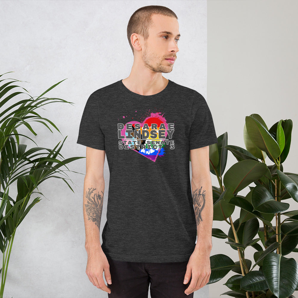 Desarae Lindsey for Texas (LGBT) Short-Sleeve Unisex T-Shirt